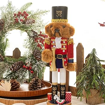 Amazon.co.jp: KI Store クマのくるみ割り人形 14インチ